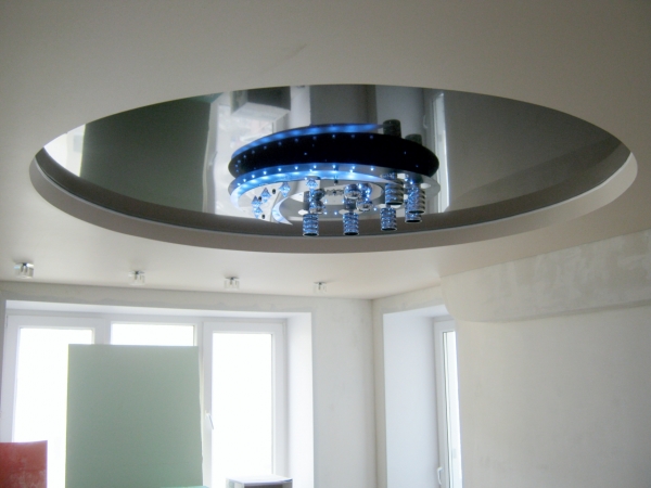 Многоуровневые натяжные потолки